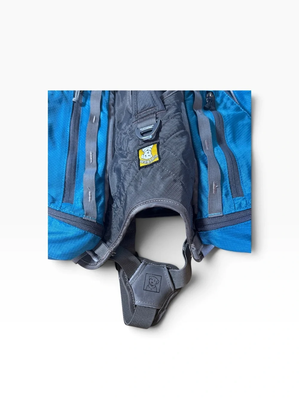 Ruffwear Approach Pack Dog Hiking Gear Dual Saddlebags Harness Blue Size Medium